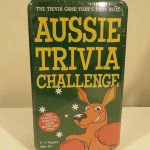 + UGames The Fantastic Factory Aussie Trivia Challenge Game Tin New Sealed